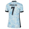 Dames Cristiano Ronaldo #7 Portugal Voetbalshirt EK 2024 Uittenue