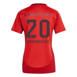 Dames FC Bayern München Ibrahimovic #20 Voetbalshirt 2024-25 Thuistenue