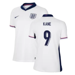 Dames Harry Kane #9 Engeland Voetbalshirt EK 2024 Thuistenue