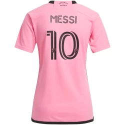 Dames Inter Miami CF Lionel Messi #10 Voetbalshirt 2024-25 Thuistenue