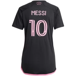Dames Inter Miami CF Voetbalshirt 2024-25 Lionel Messi #10 Uittenue