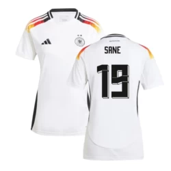 Dames Leroy Sané #19 Duitsland Voetbalshirt EK 2024 Thuistenue