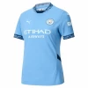 Dames Manchester City Erling Haaland #9 Voetbalshirt 2024-25 Thuistenue