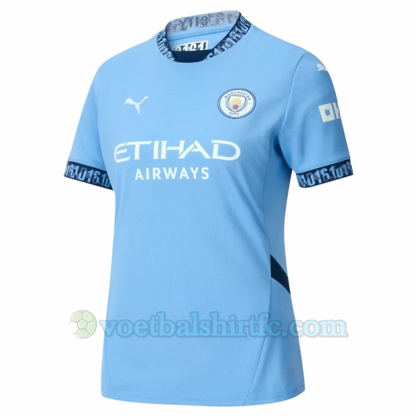 Dames Manchester City Voetbalshirt 2024-25 Thuistenue