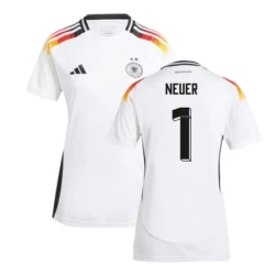 Dames Manuel Neuer #1 Duitsland Voetbalshirt EK 2024 Thuistenue