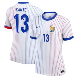 Dames N'Golo Kanté #13 Frankrijk Voetbalshirt EK 2024 Uittenue