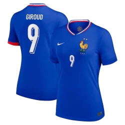 Dames Olivier Giroud #9 Frankrijk Voetbalshirt EK 2024 Thuistenue