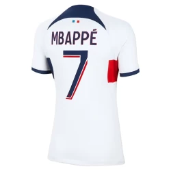 Dames Paris Saint-Germain PSG Voetbalshirt 2023-24 Kylian Mbappé #7 Uittenue