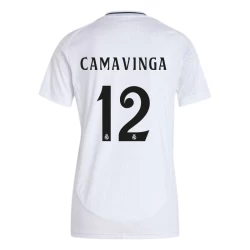 Dames Real Madrid Eduardo Camavinga #12 Voetbalshirt 2024-25 Thuistenue