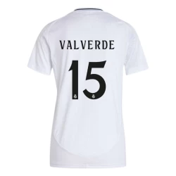 Dames Real Madrid Federico Valverde #15 Voetbalshirt 2024-25 Thuistenue