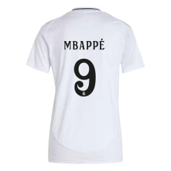 Dames Real Madrid Mbappe #9 Voetbalshirt 2024-25 Thuistenue