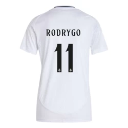 Dames Real Madrid Rodrygo #11 Voetbalshirt 2024-25 Thuistenue