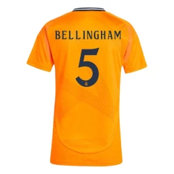 Dames Real Madrid Voetbalshirt 2024-25 Jude Bellingham #5 Uittenue