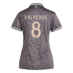 Dames Real Madrid Voetbalshirt Federico Valverde #8 2024-25 Thirdtenue