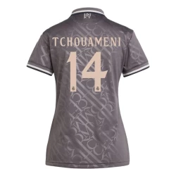 Dames Real Madrid Voetbalshirt Tchouameni #14 2024-25 Thirdtenue