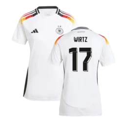 Dames Wirtz #17 Duitsland Voetbalshirt EK 2024 Thuistenue