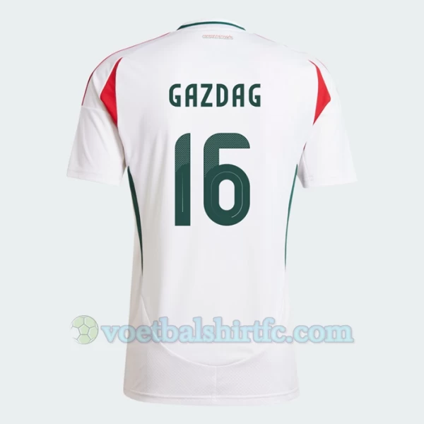 Daniel Gazdag #16 Hongarije Voetbalshirt EK 2024 Uittenue Heren