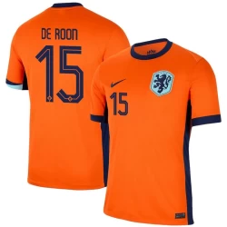 De Roon #15 Nederlands Voetbalshirt EK 2024 Thuistenue Heren