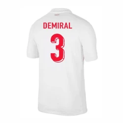 Demiral #3 Turkije Voetbalshirt EK 2024 Thuistenue Heren