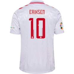 Denemarken Voetbalshirt 2024 Christian Eriksen #10 Uittenue Heren