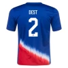 Dest #2 USA Voetbalshirt Copa America 2024 Uittenue Heren