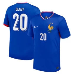 Diaby #20 Frankrijk Voetbalshirt EK 2024 Thuistenue Heren