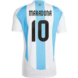 Diego Maradona #10 Argentinië Voetbalshirt Copa America 2024 Thuistenue Heren