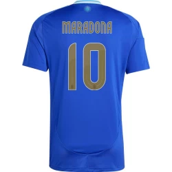 Diego Maradona #10 Argentinië Voetbalshirt Copa America 2024 Uittenue Heren