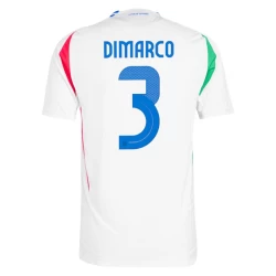 DiMarco #3 Italië Voetbalshirt EK 2024 Uittenue Heren