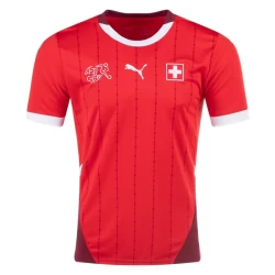 Discount Zwitserland Voetbalshirt EK 2024 Thuistenue Heren