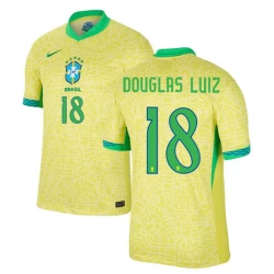 Douglas Luiz #18 Brazilië Voetbalshirt Copa America 2024 Thuistenue Heren