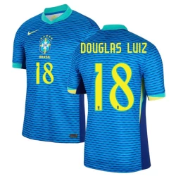 Douglas Luiz #18 Brazilië Voetbalshirt Copa America 2024 Uittenue Heren