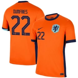 Dumfries #22 Nederlands Voetbalshirt EK 2024 Thuistenue Heren