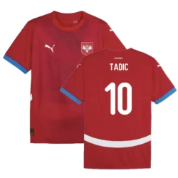 Dušan Tadić #10 Servië Voetbalshirt EK 2024 Thuistenue Heren