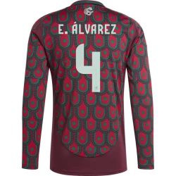 E. Alvarez #4 Mexico Voetbalshirt Copa America 2024 Thuistenue Heren Lange Mouw