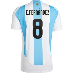 E. Fernandez #8 Argentinië Voetbalshirt Copa America 2024 Thuistenue Heren