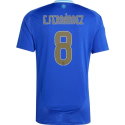 E. Fernandez #8 Argentinië Voetbalshirt Copa America 2024 Uittenue Heren