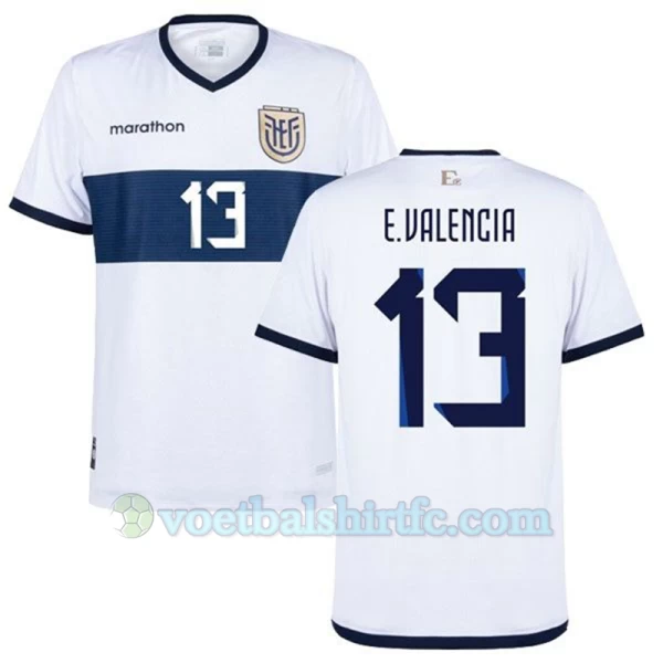 E. Valencia #13 Ecuador Voetbalshirt Copa America 2024 Uittenue Heren