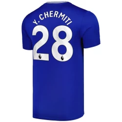 Everton FC Y. Chermiti #28 Voetbalshirt 2024-25 Thuistenue Heren