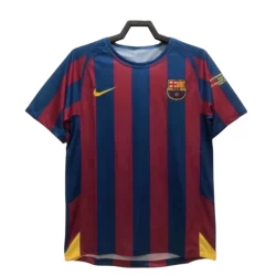 FC Barcelona Champions League Finale Retro Shirt 2005-06 Thuis Heren