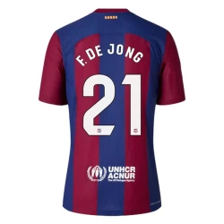 FC Barcelona Frenkie de Jong #21 Voetbalshirt 2023-24 Thuistenue Heren
