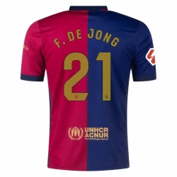 FC Barcelona Frenkie de Jong #21 Voetbalshirt 2024-25 Thuistenue Heren