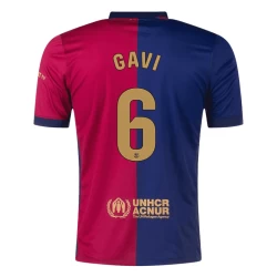 FC Barcelona Gavi #6 Voetbalshirt 2024-25 Thuistenue Heren