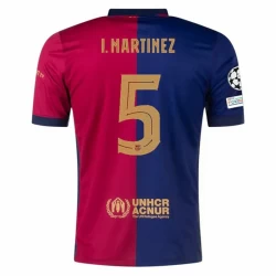 FC Barcelona I. Martinez #5 Voetbalshirt 2024-25 Thuistenue Heren