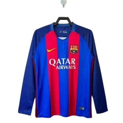 FC Barcelona Retro Shirt 2016-17 Thuis Heren Lange Mouw