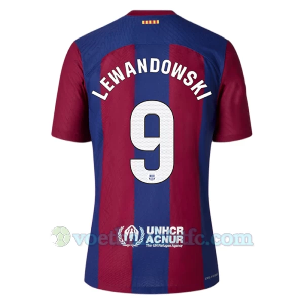 FC Barcelona Robert Lewandowski #9 Voetbalshirt 2023-24 Thuistenue Heren