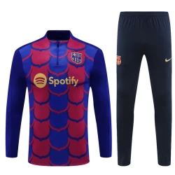 FC Barcelona Trainingsshirt Set 2024-25 Rood Blauw Camo