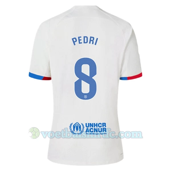 FC Barcelona Voetbalshirt 2023-24 Pedri #8 Uittenue Heren