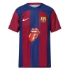 FC Barcelona Lionel Messi #10 Voetbalshirt 2023-24 x Rolling Stones Thuistenue Heren