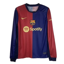 FC Barcelona Voetbalshirt 2024-25 Thuistenue Heren Lange Mouw